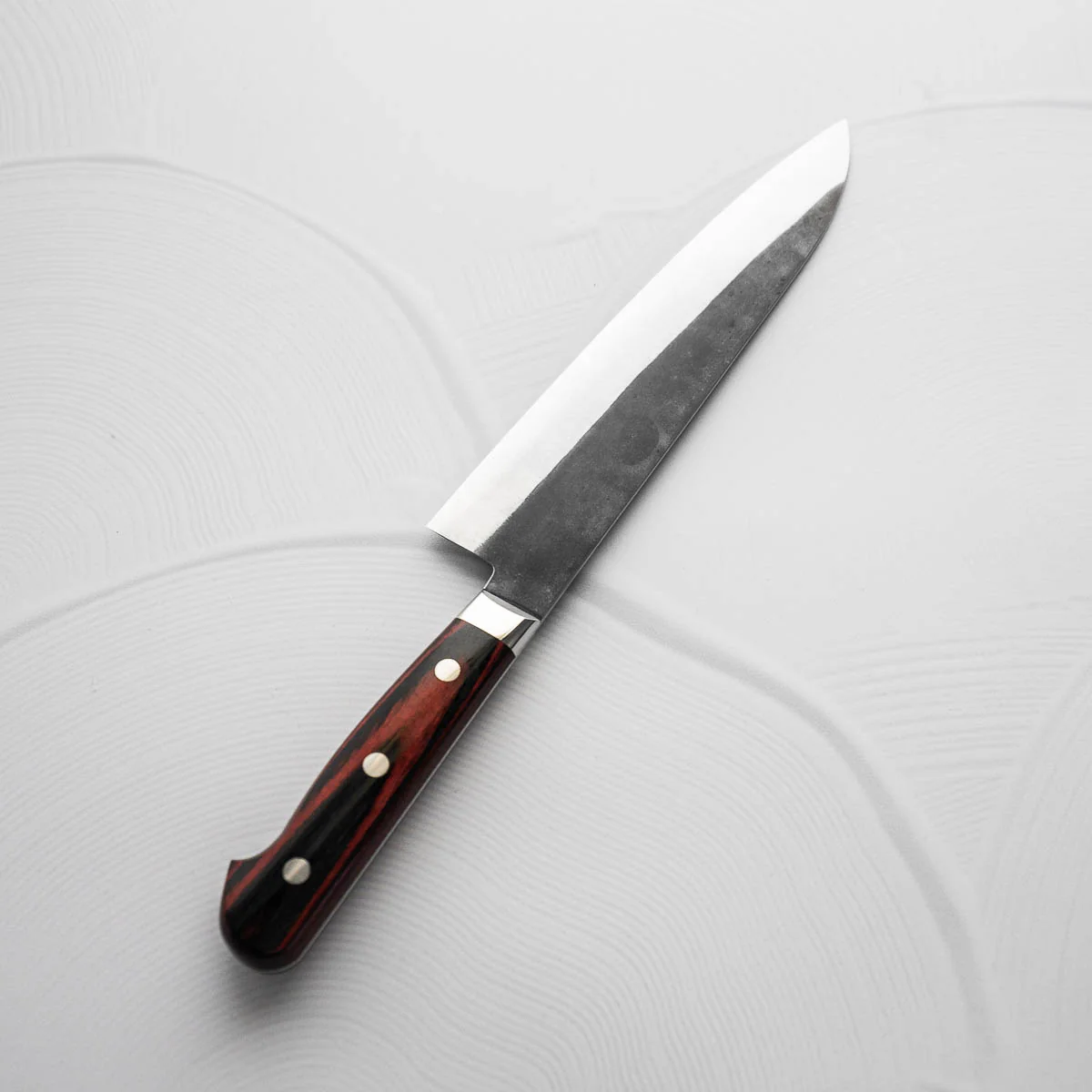 Yoshimi Kato Blue Super Kurouchi Western Gyuto 210mm - Image 5