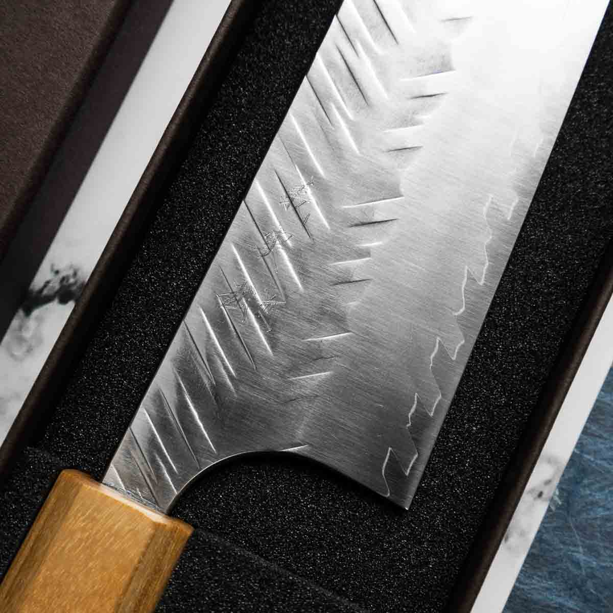 Yoshimi Kato SG Strix V-Tsuchime Kiritsuke 210mm - Image 3