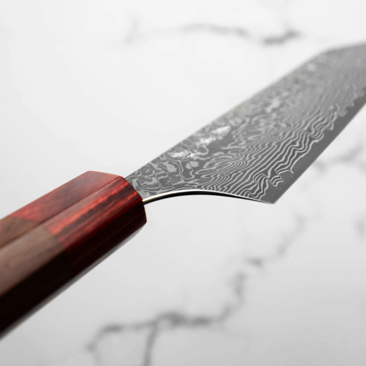 Yoshimi Kato SG2 Damascus Bunka 165mm - Image 10