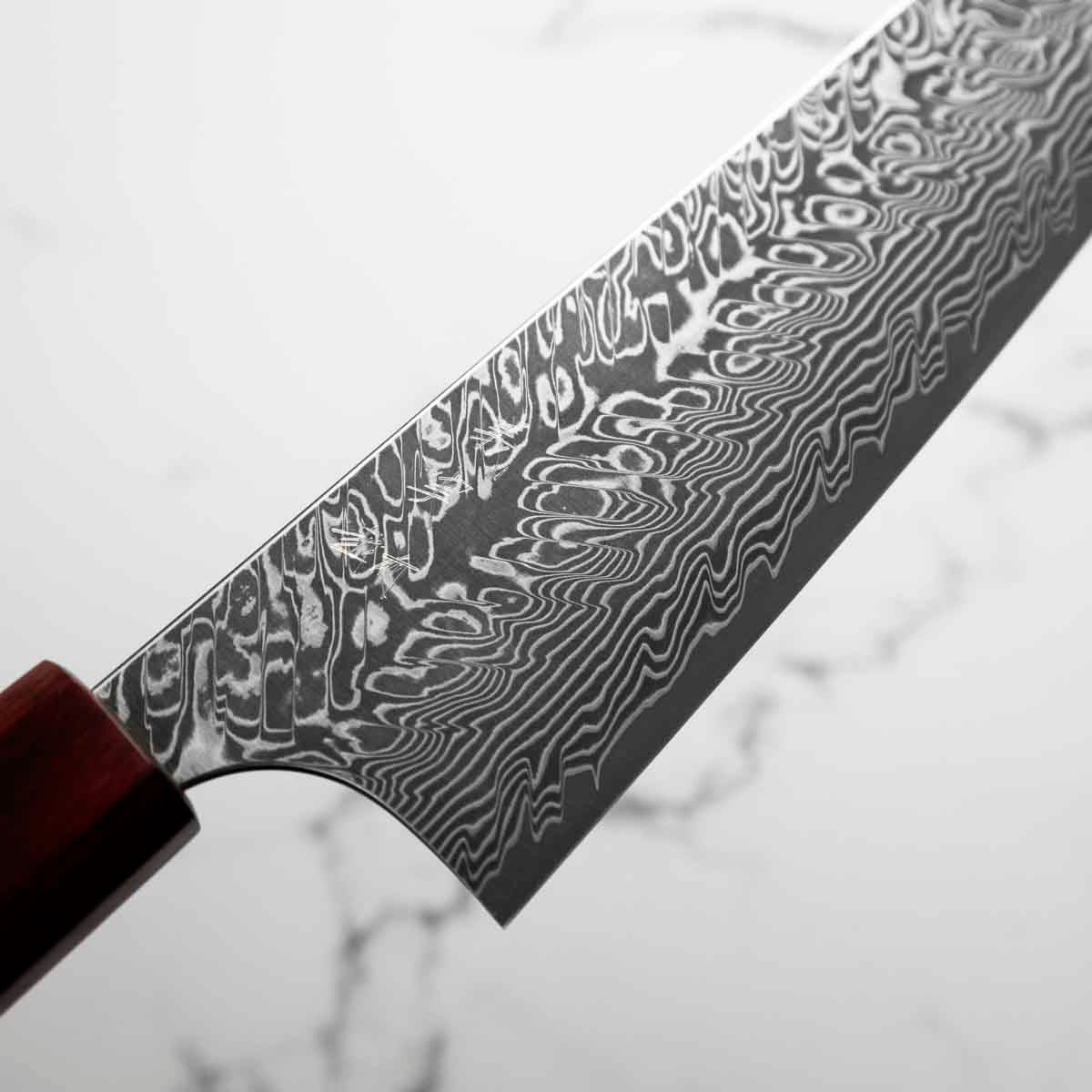 Yoshimi Kato SG2 Damascus Bunka 165mm - Image 11
