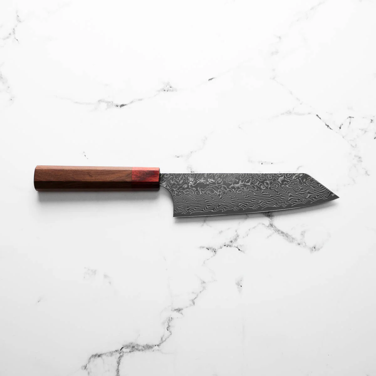 Yoshimi Kato SG2 Damascus Bunka 165mm - Image 3