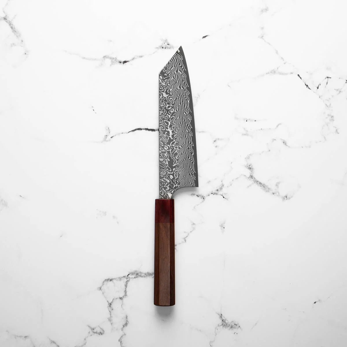 Yoshimi Kato SG2 Damascus Bunka 165mm - Image 4
