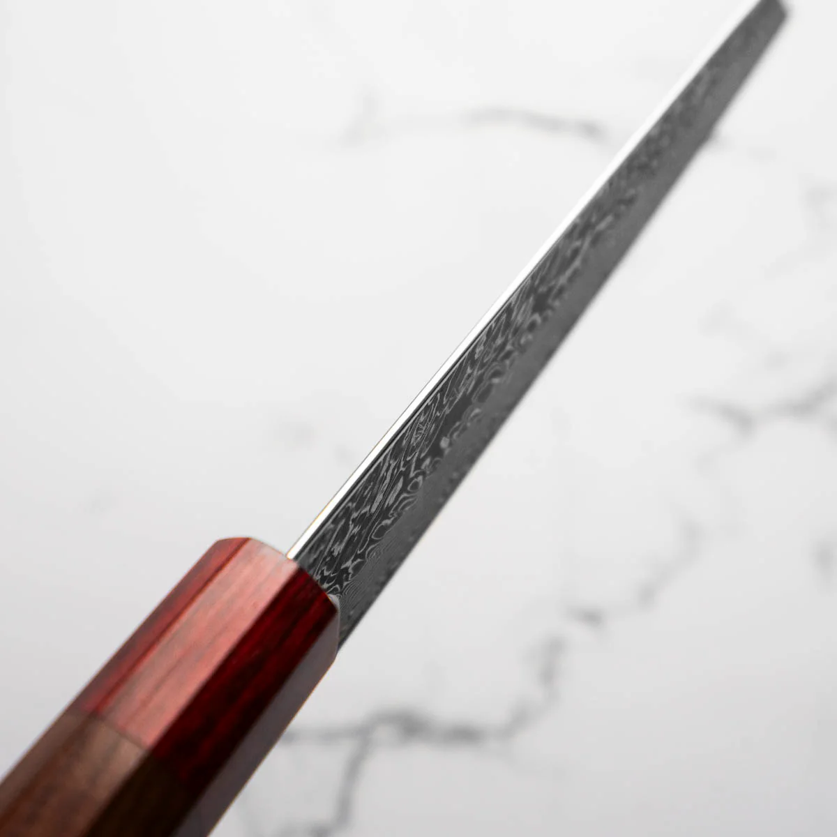 Yoshimi Kato SG2 Damascus Bunka 165mm - Image 8