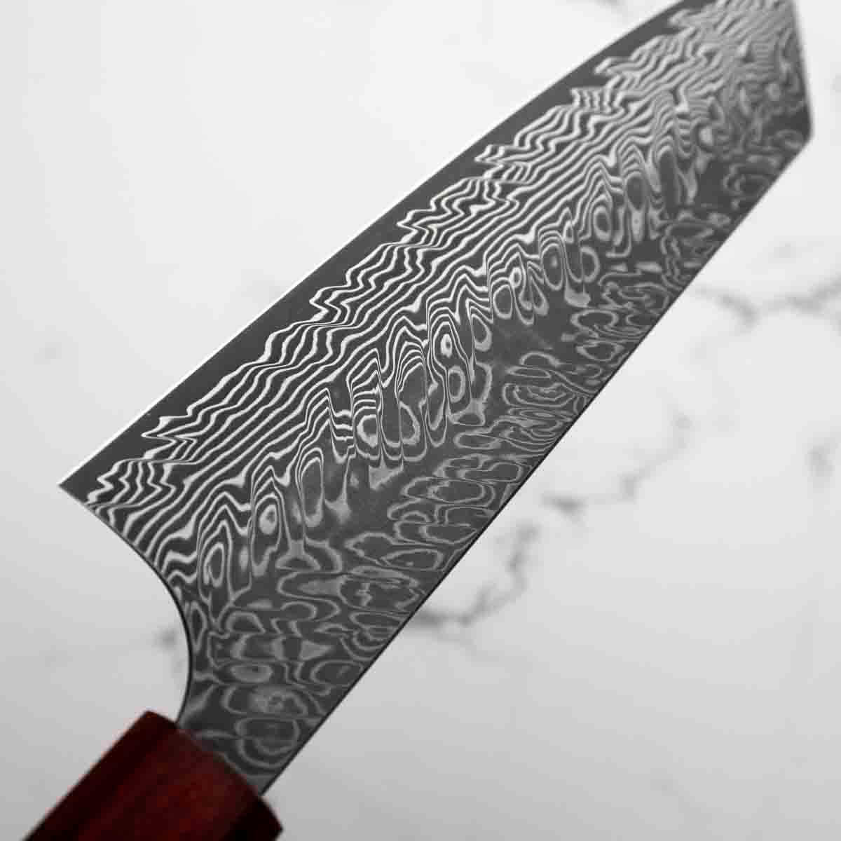 Yoshimi Kato SG2 Damascus Bunka 165mm - Image 9