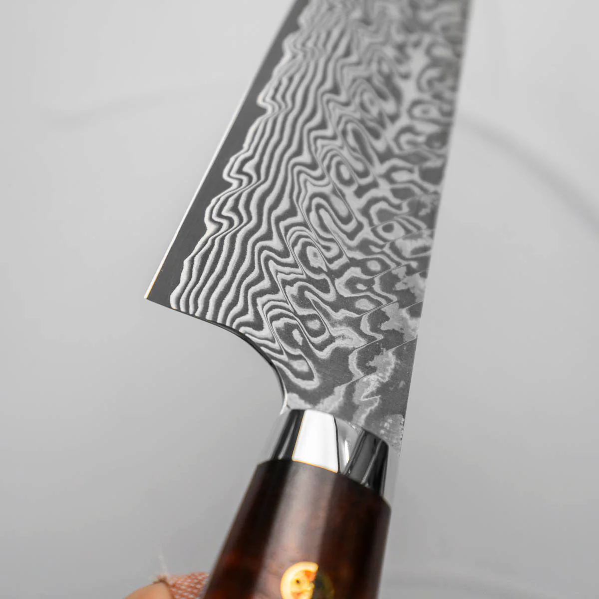 Yoshimi Kato SG2 Damascus Gyuto 210mm - Burmese Rosewood - Image 4