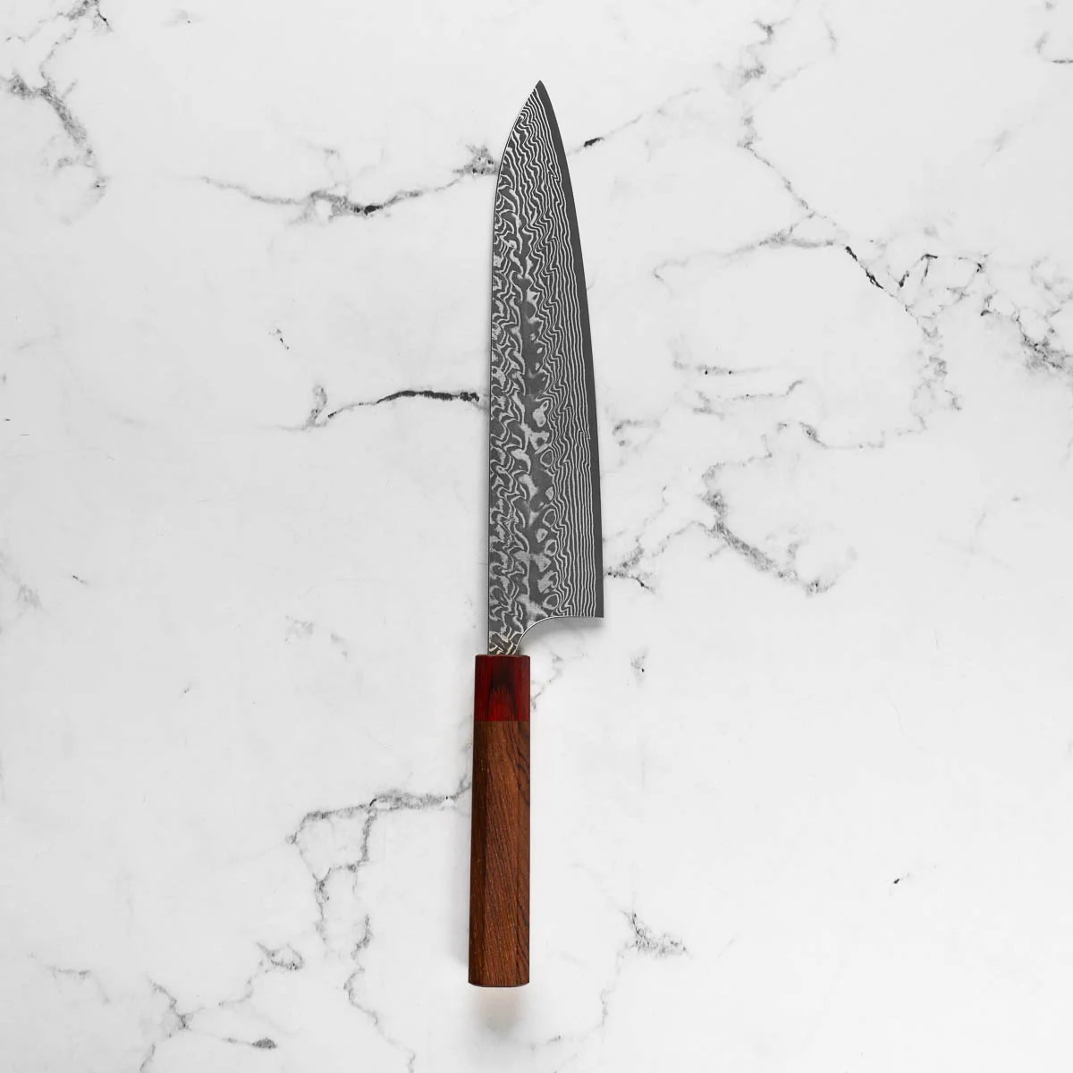 Yoshimi Kato SG2 Nickel Damascus Gyuto 240mm - Image 3