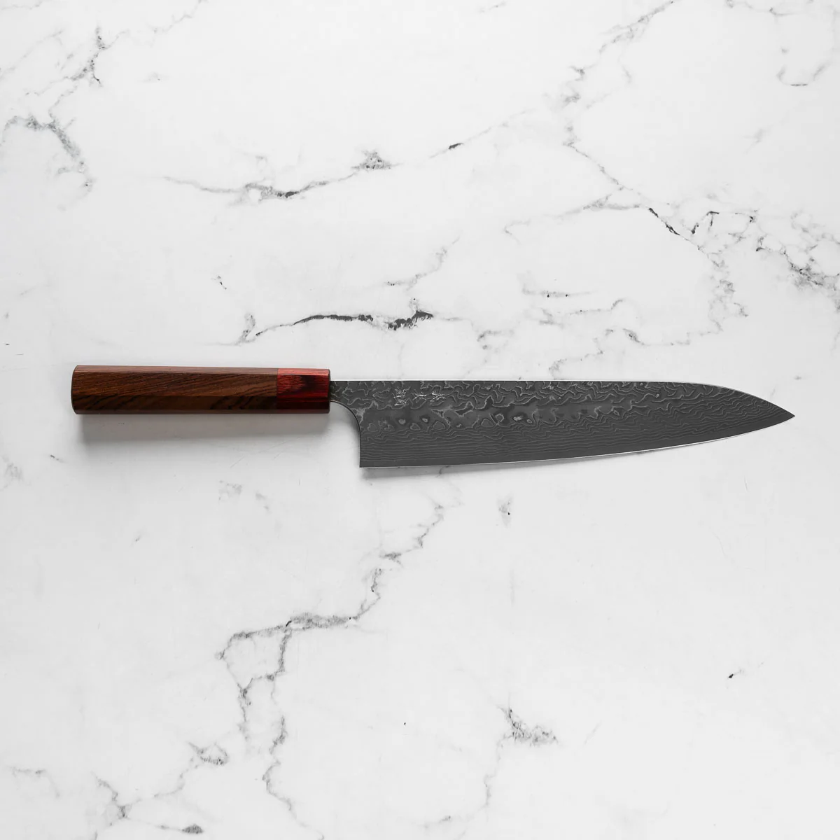Yoshimi Kato SG2 Nickel Damascus Gyuto 240mm - Image 4