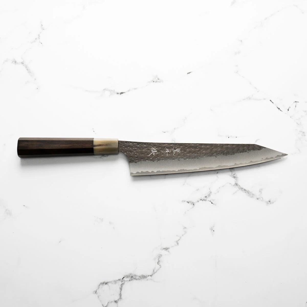 Yu Kurosaki AS Kokusen Ei Gyuto 210mm - Ebony & Blonde - Image 5