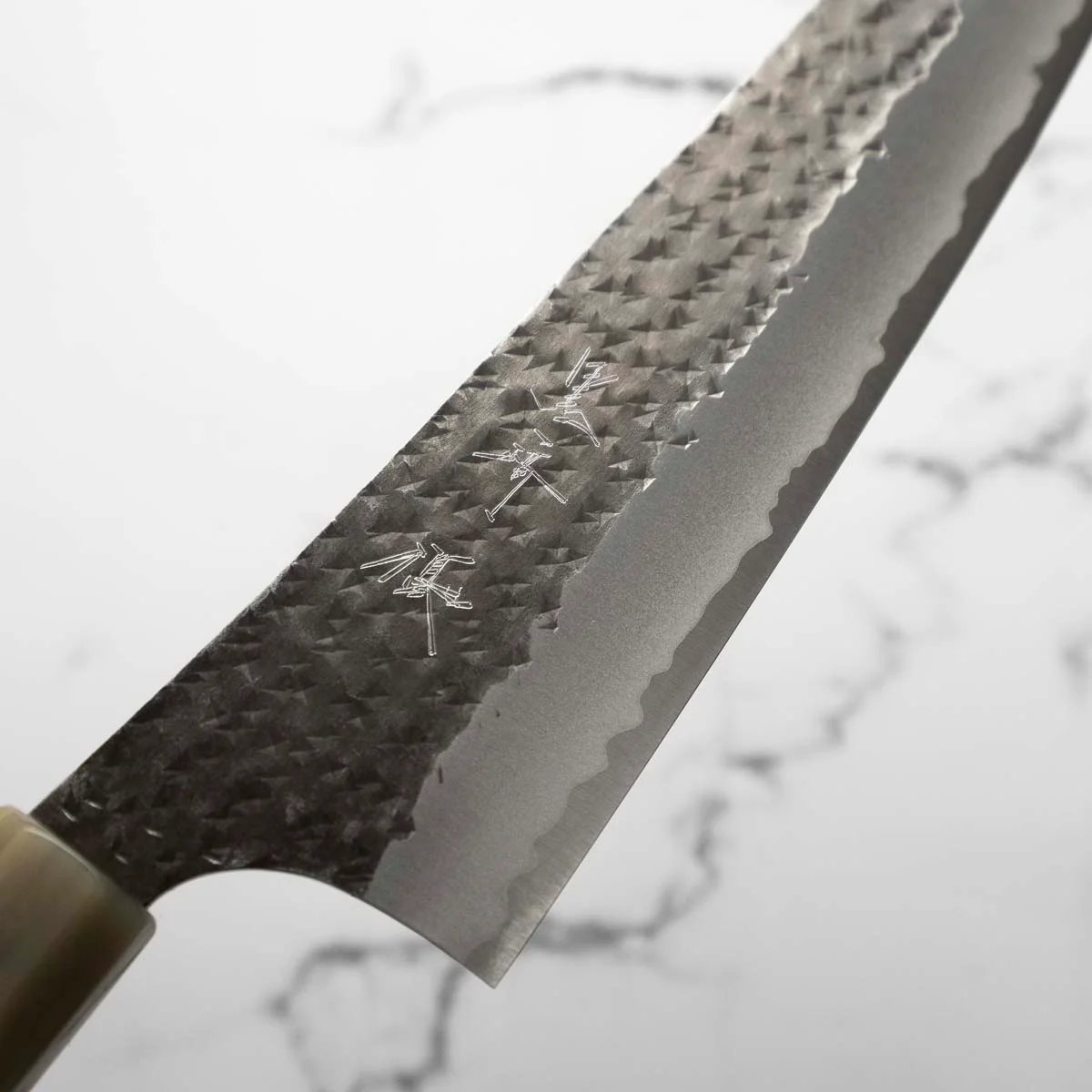 Yu Kurosaki AS Kokusen Ei Gyuto 210mm - Ebony & Blonde - Image 9