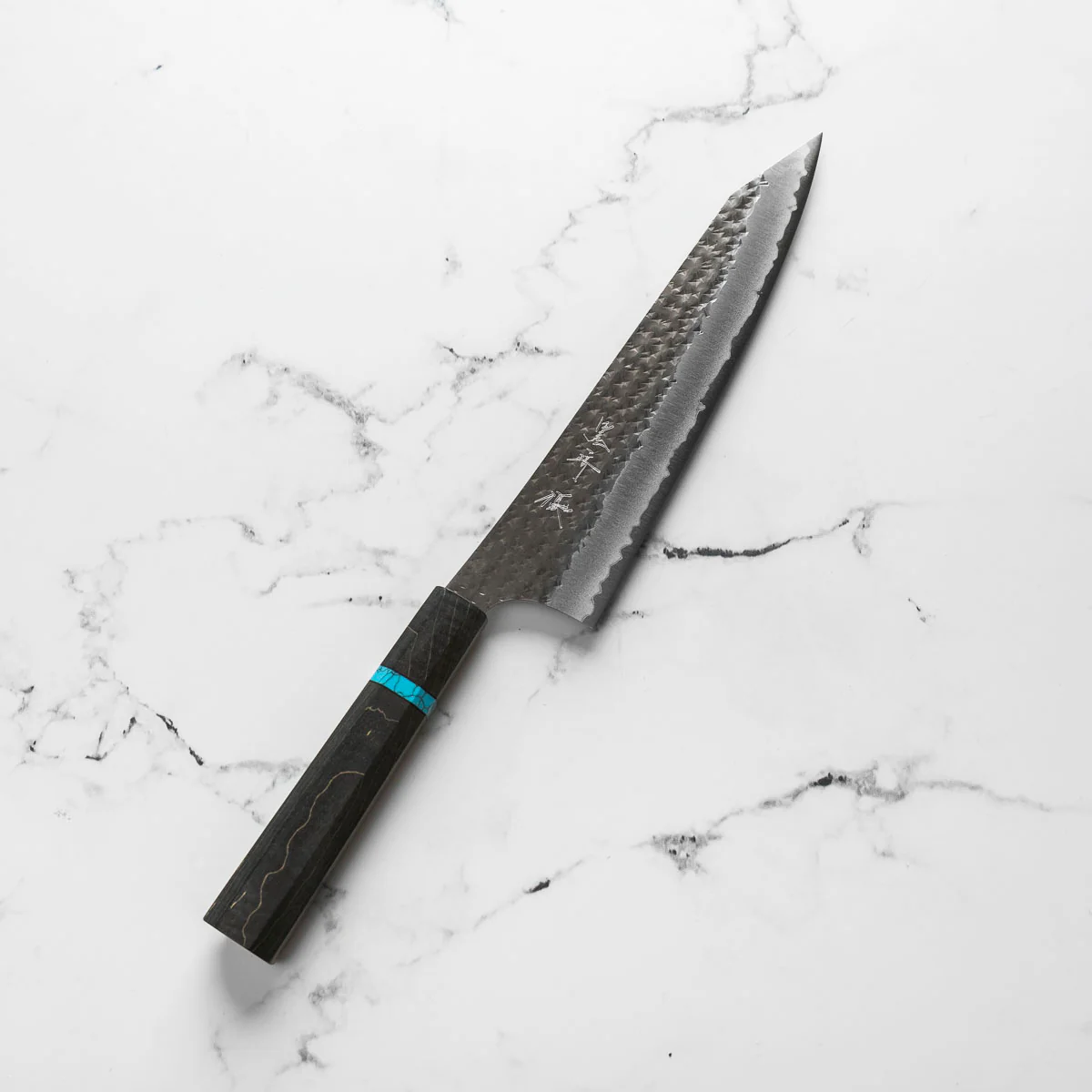 Yu Kurosaki AS Kokusen Ei Gyuto 210mm - Maple Turquoise - Image 2