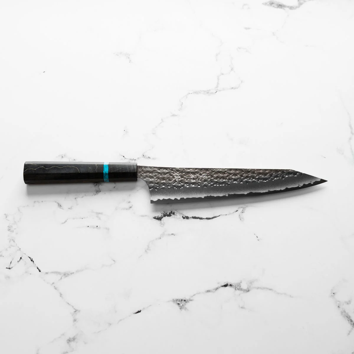 Yu Kurosaki AS Kokusen Ei Gyuto 210mm - Maple Turquoise - Image 4