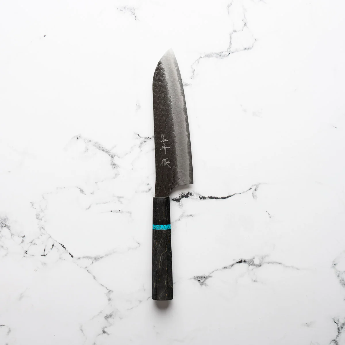 Yu Kurosaki AS Kokusen Ei Santoku 165mm - Maple Turquoise - Image 3
