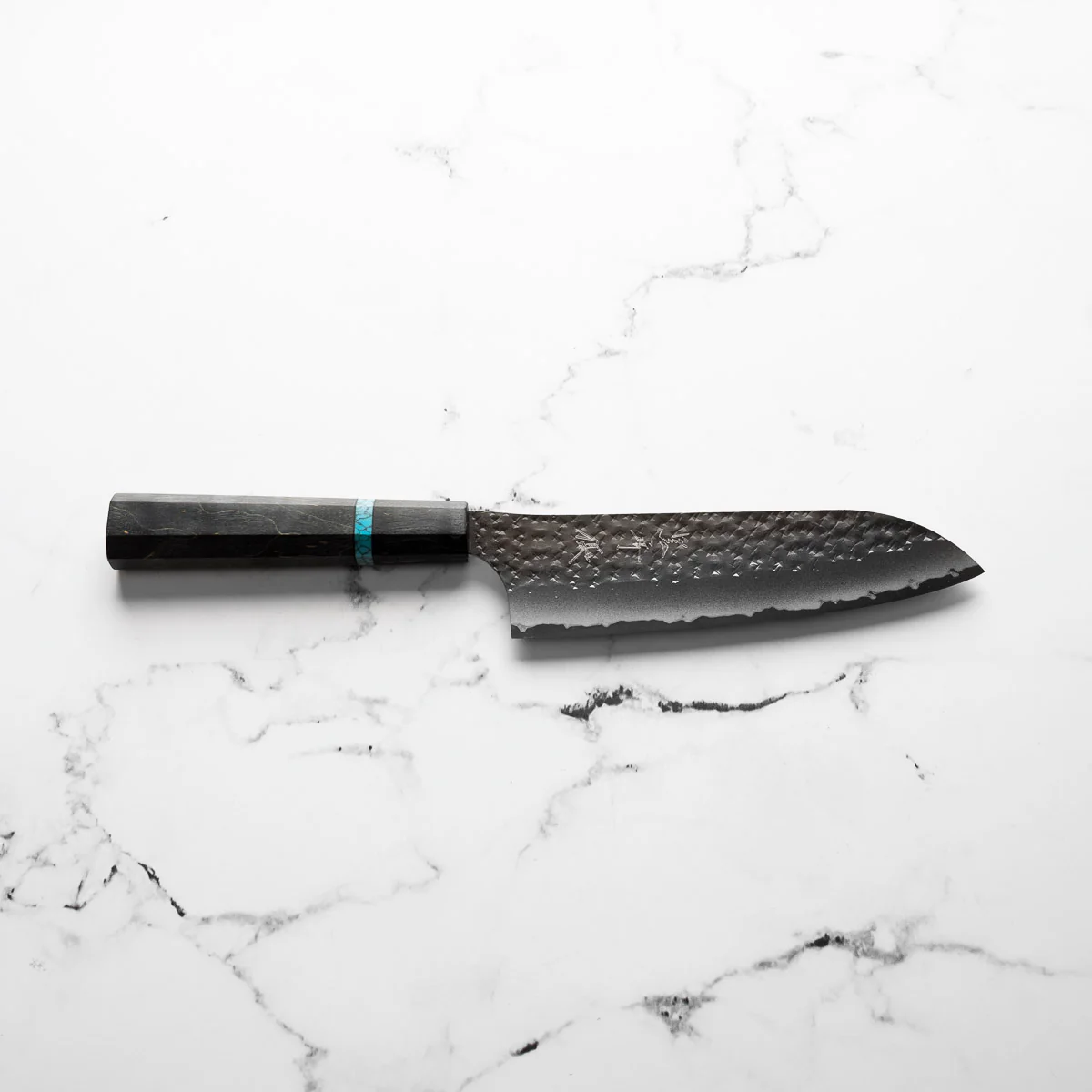 Yu Kurosaki AS Kokusen Ei Santoku 165mm - Maple Turquoise - Image 4