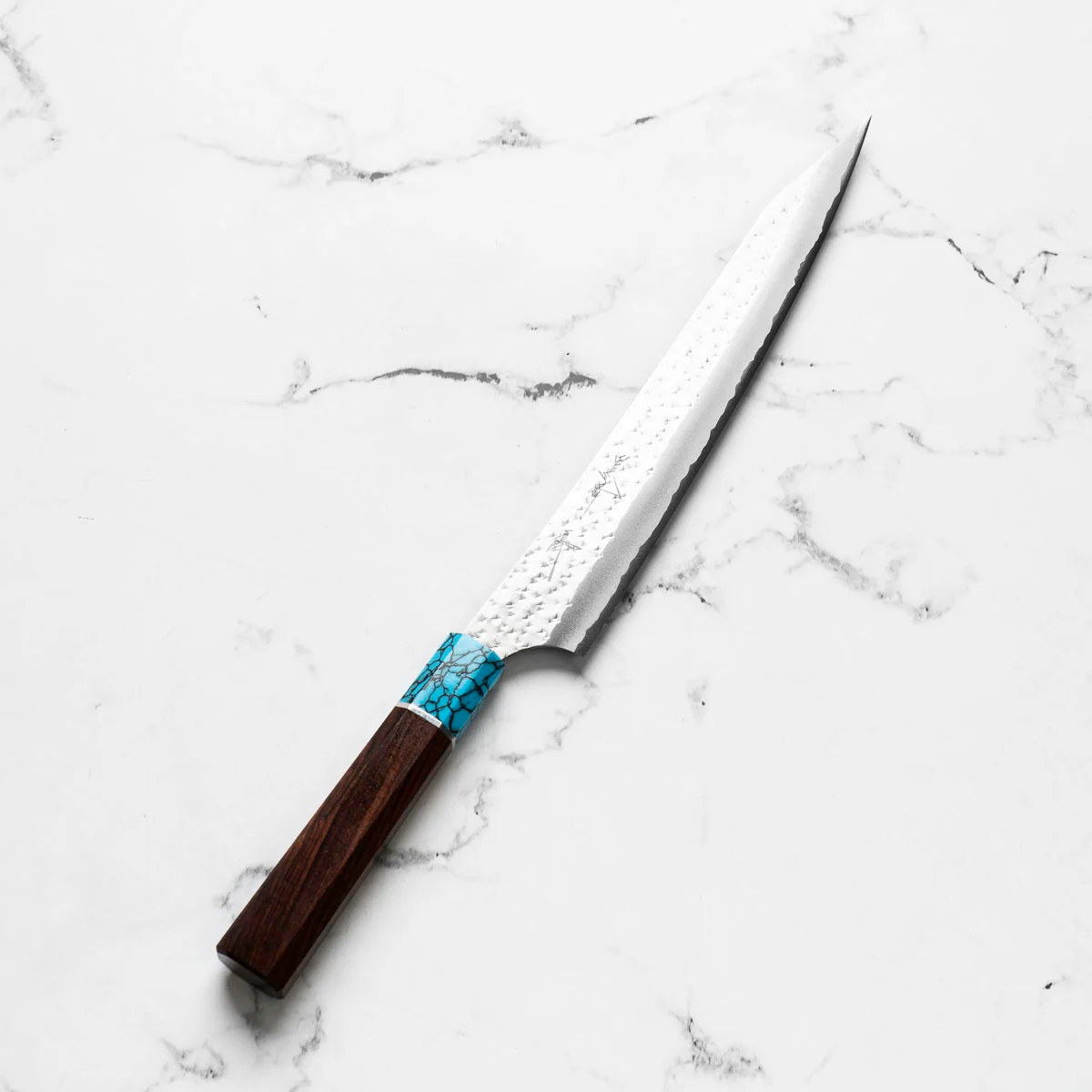 Yu Kurosaki AS Kokusen Ei Sujihiki 240mm - Turquoise - Image 2