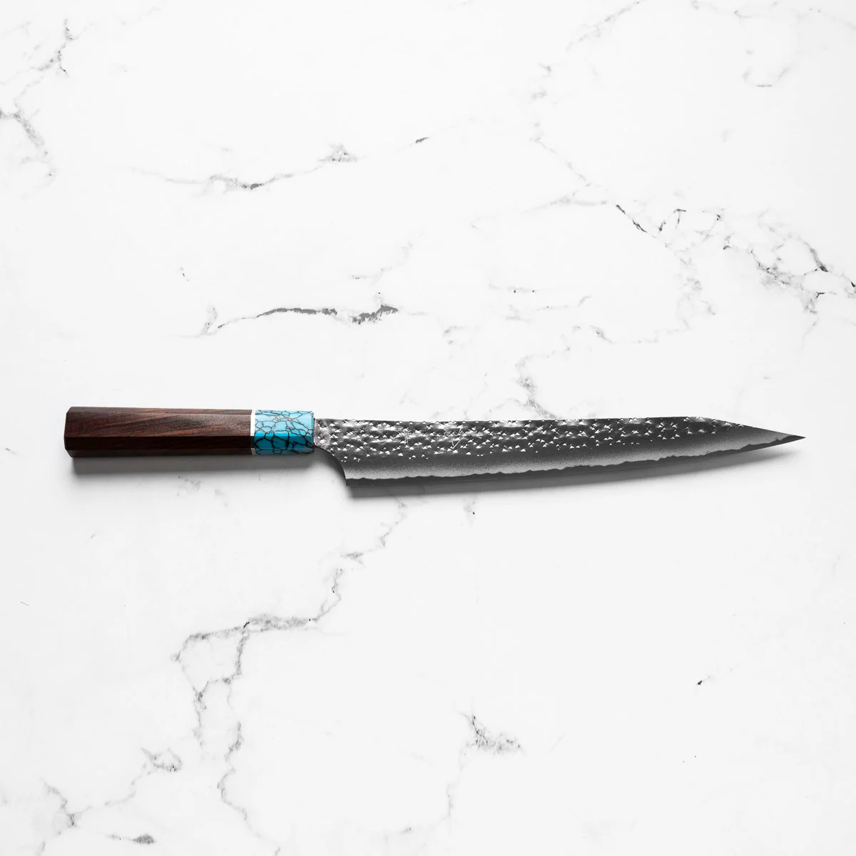 Yu Kurosaki AS Kokusen Ei Sujihiki 240mm - Turquoise - Image 4