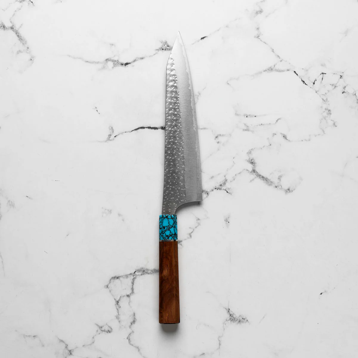 Yu Kurosaki AS Kokusen Gyuto 210mm - Turquoise - Image 3