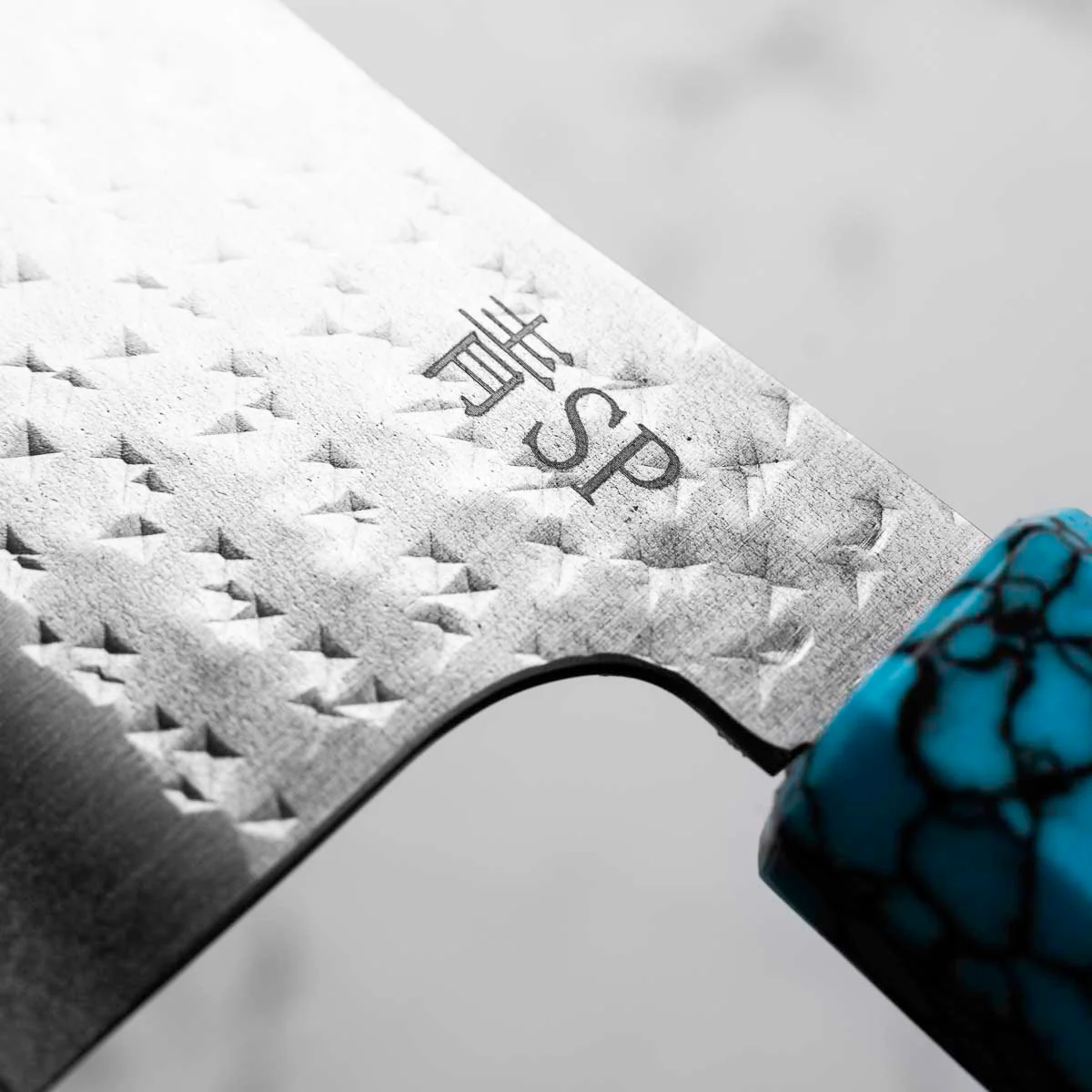 Yu Kurosaki AS Kokusen Nakiri 165mm - Turquoise - Image 6