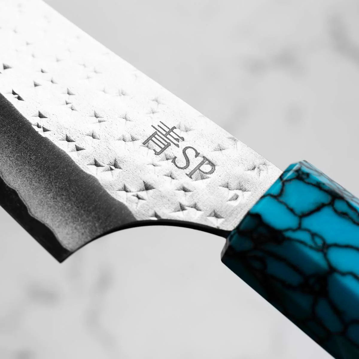 Yu Kurosaki AS Kokusen Sujihiki 240mm - Turquoise - Image 6