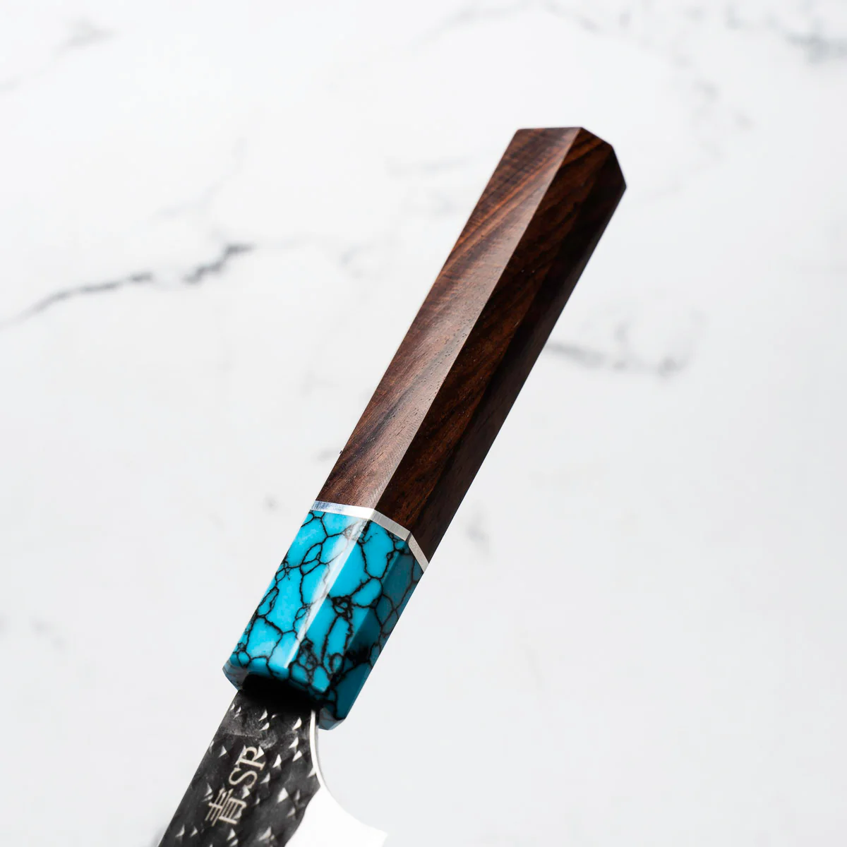 Yu Kurosaki AS Kokusen Sujihiki 240mm - Turquoise - Image 8