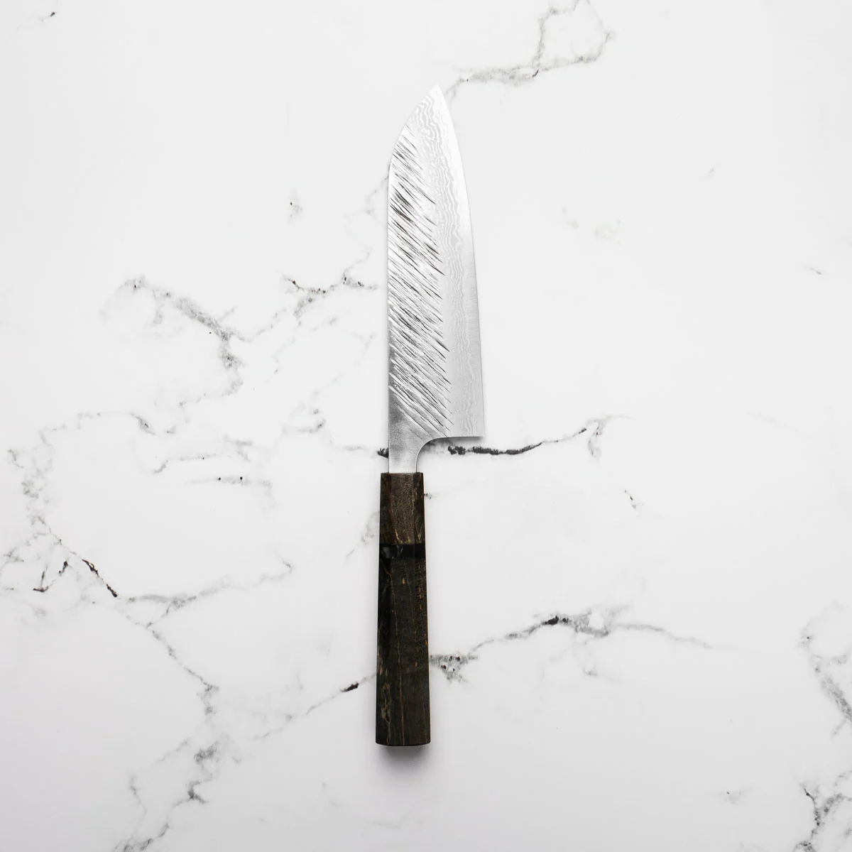 Yu Kurosaki Fujin VG10 Santoku 165mm - Dark Maple - Image 3
