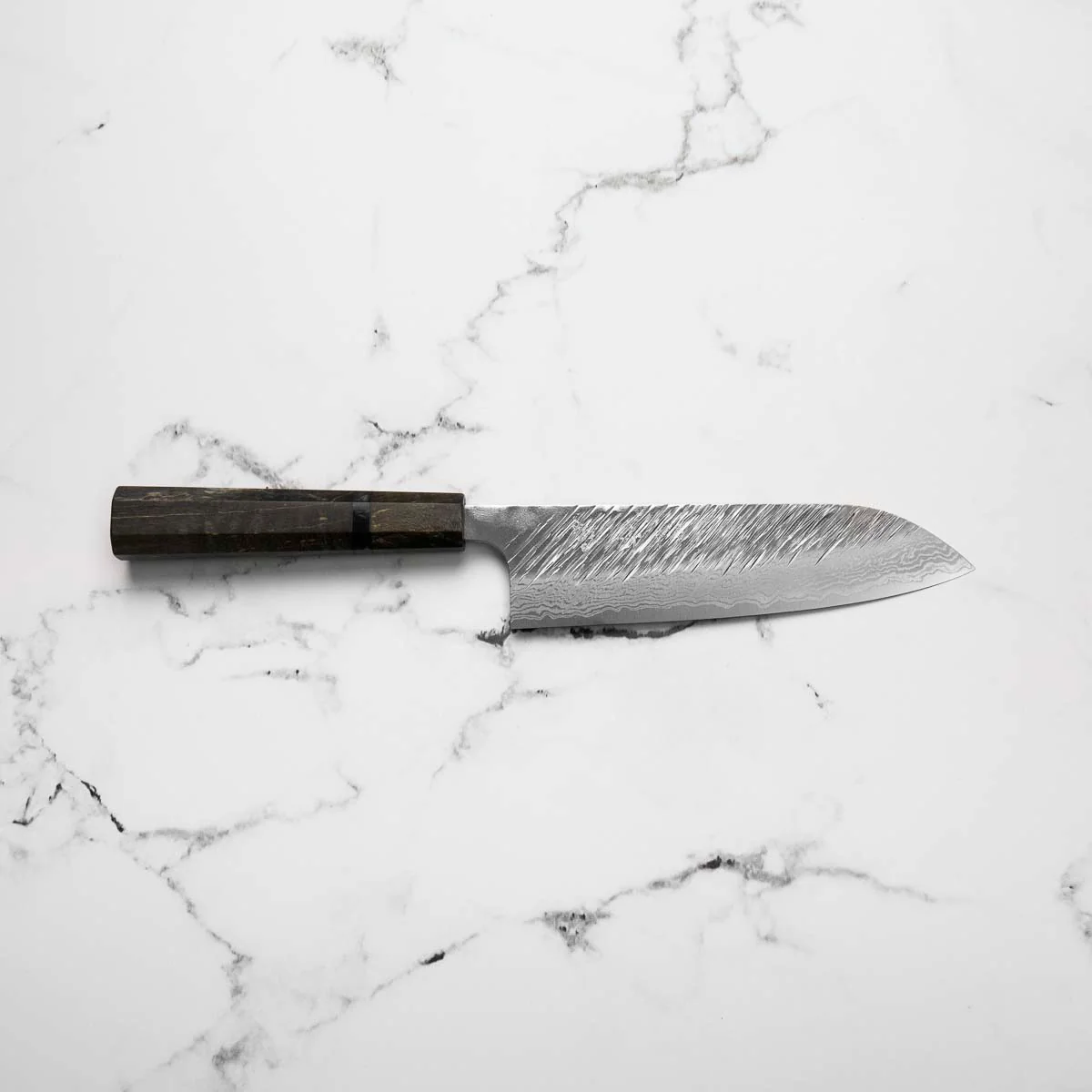 Yu Kurosaki Fujin VG10 Santoku 165mm - Dark Maple - Image 4