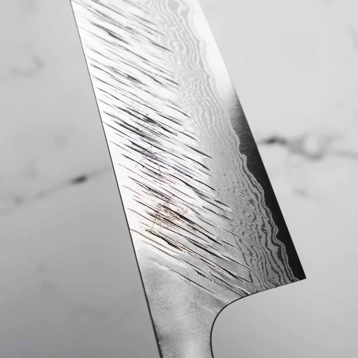 Yu Kurosaki Fujin VG10 Santoku 165mm - Dark Maple - Image 5