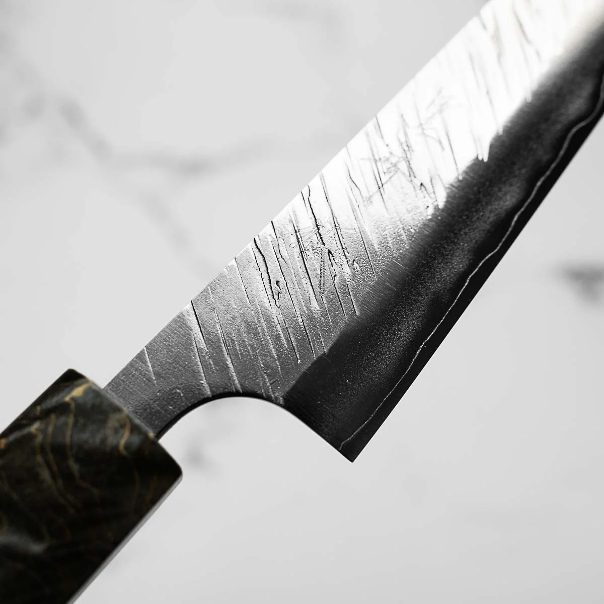 Yu Kurosaki SG2 Fujin Petty 150mm - Dark Maple - Image 5