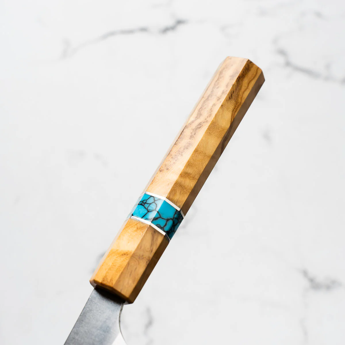 Yu Kurosaki Shin-Gekko VGXEOS Petty 130mm - Olive Wood - Image 8
