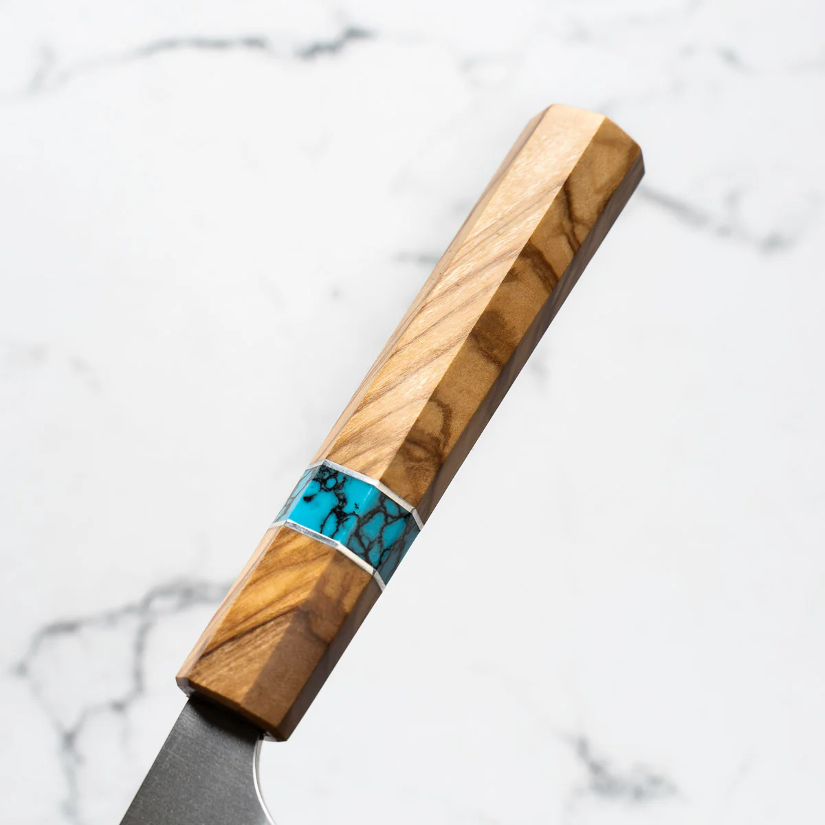 Yu Kurosaki Shin-Gekko VGXEOS Petty 150mm - Olive Wood - Image 8