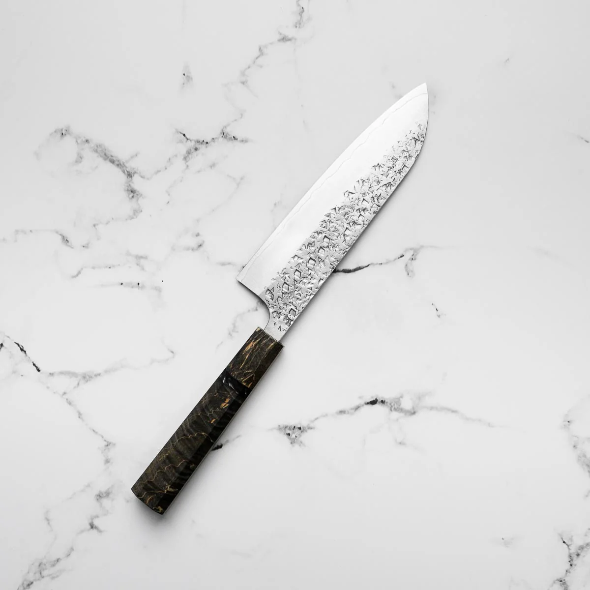 Yu Kurosaki Shizuku SG2 Santoku 165mm - Dark Maple - Image 2
