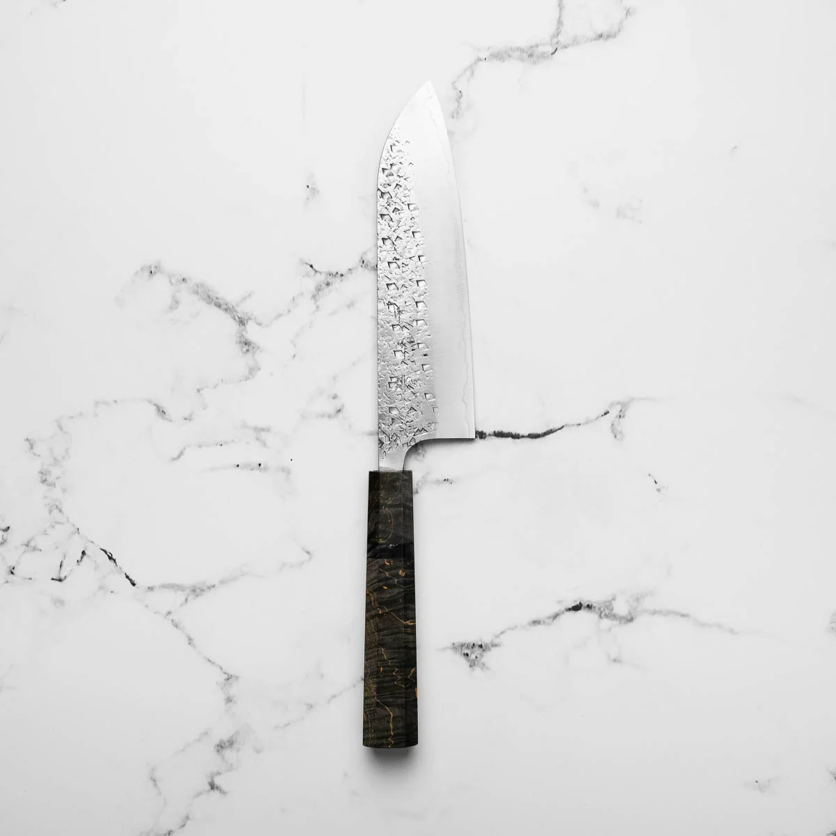 Yu Kurosaki Shizuku SG2 Santoku 165mm - Dark Maple - Image 3