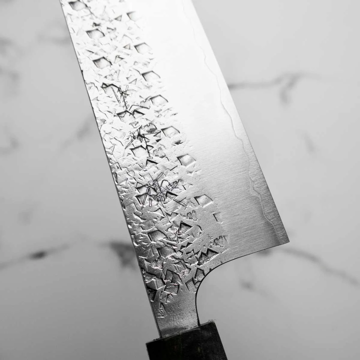 Yu Kurosaki Shizuku SG2 Santoku 165mm - Dark Maple - Image 5