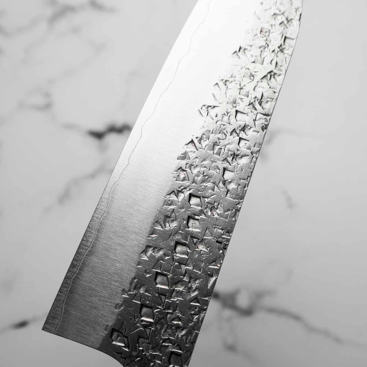 Yu Kurosaki Shizuku SG2 Santoku 165mm - Dark Maple - Image 6