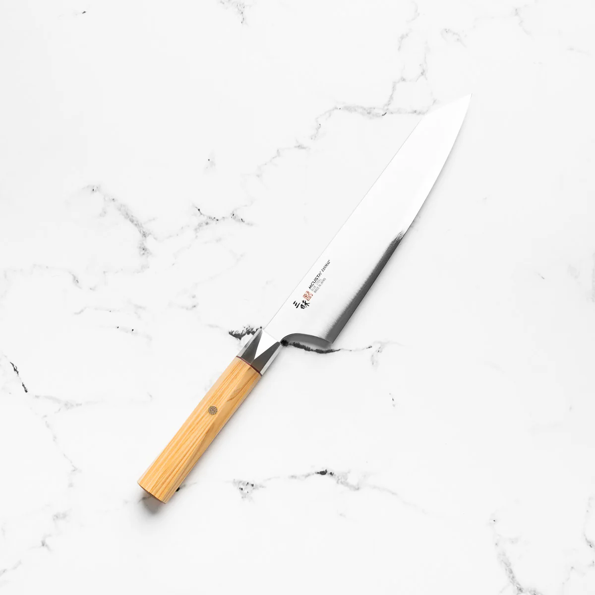 Mcusta Zanmai "Beyond" Blue Super Gyuto 210mm - Image 2