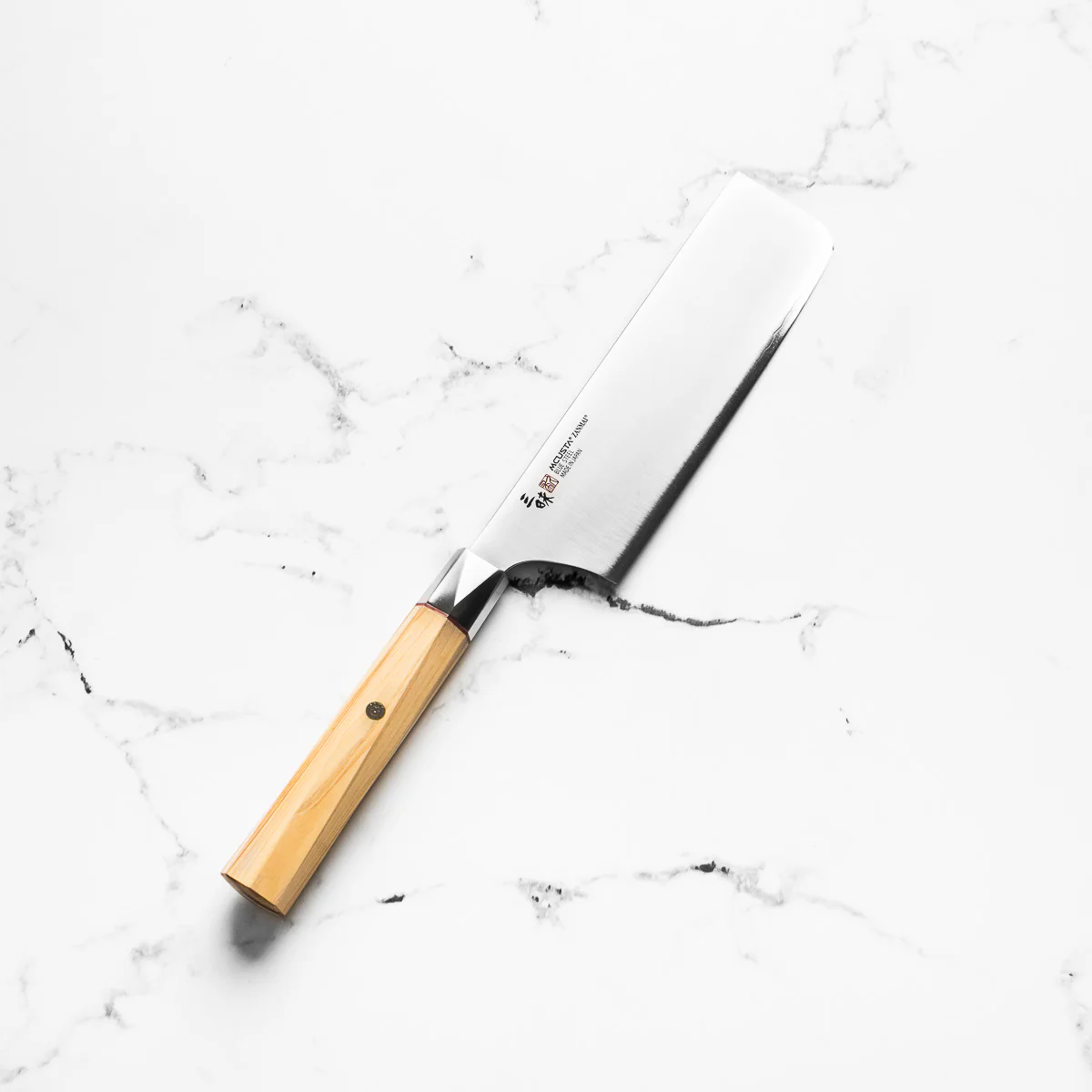 Mcusta Zanmai "Beyond" Blue Super Nakiri 165mm - Image 2
