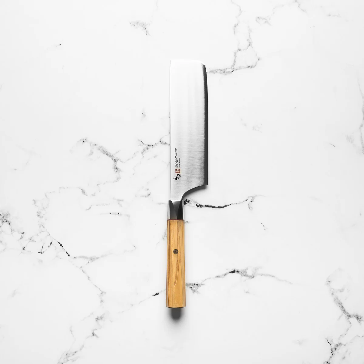 Mcusta Zanmai "Beyond" Blue Super Nakiri 165mm - Image 3